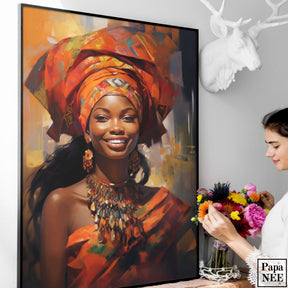 African Flamboyance - Poster
