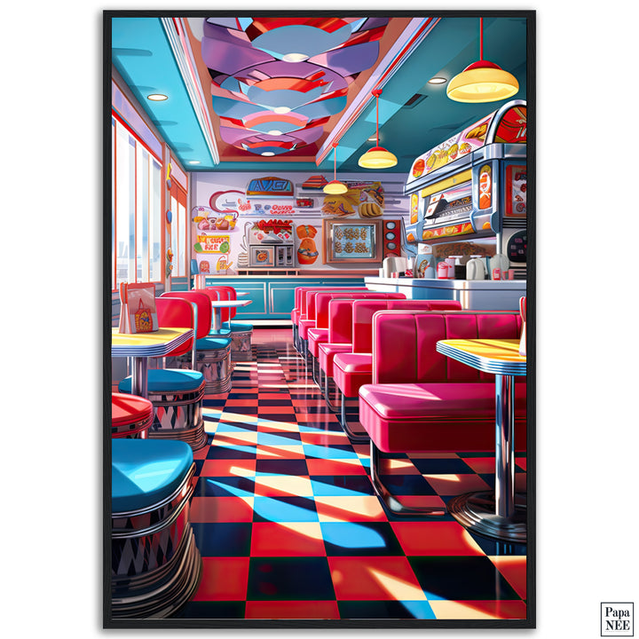 American Diner | Pop Art Poster - Papanee