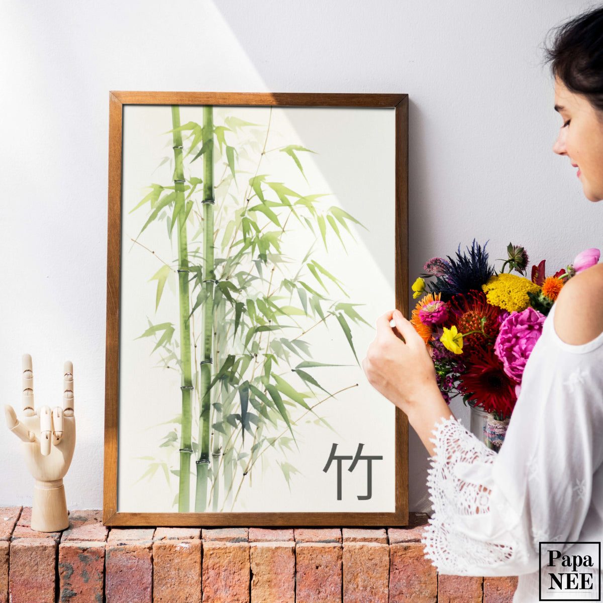 Bamboo Serenity - Poster