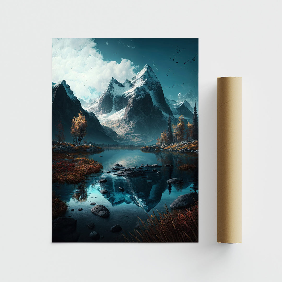 Freezing Alpine | Poster - Papanee