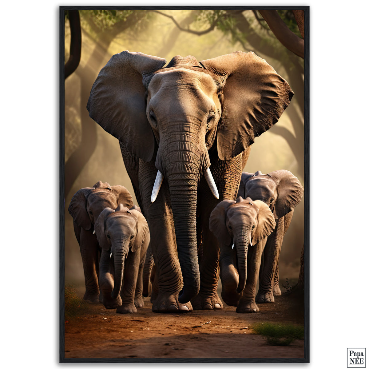 Elephant Family Parade - Papanee