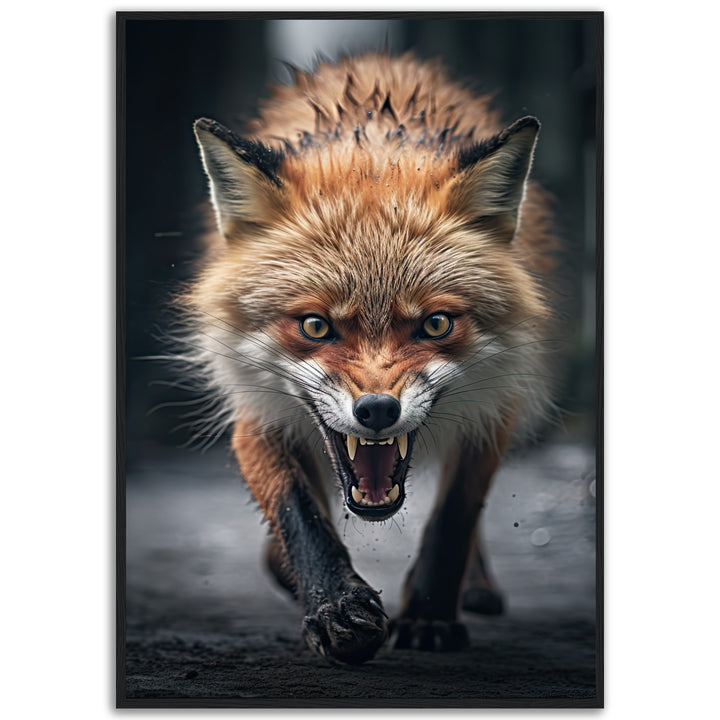 Fierce Fox | Poster - Papanee