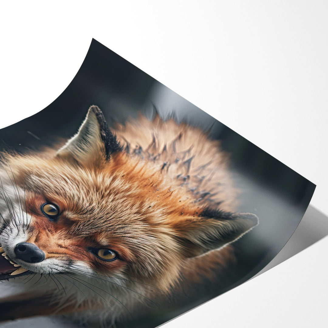 Fierce Fox | Poster - Papanee