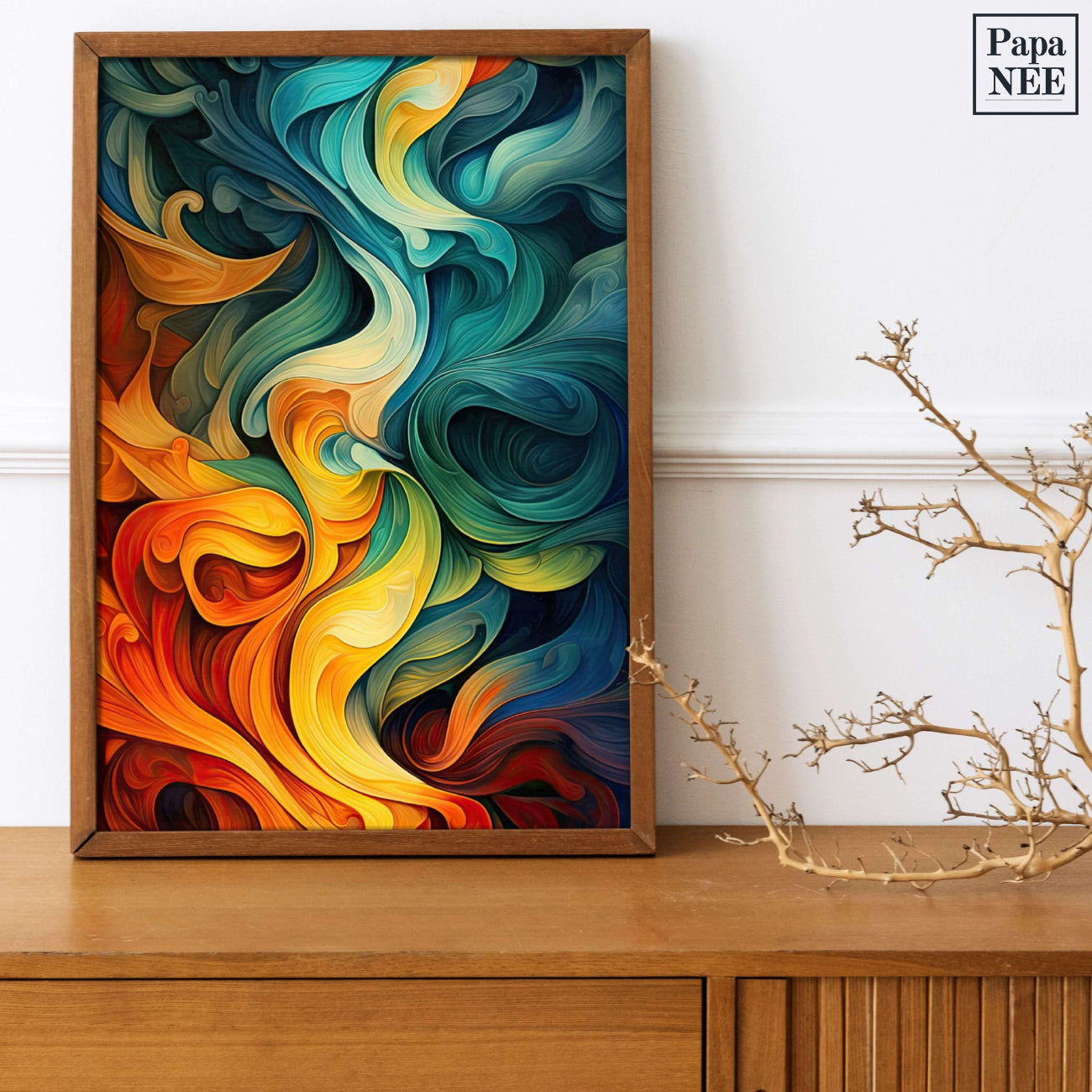 Fiery Flames - Poster