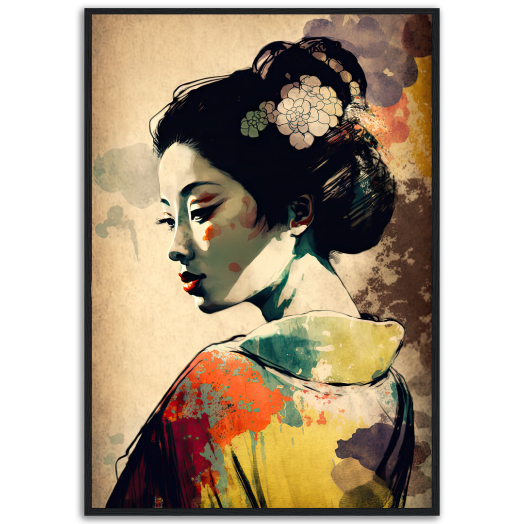 Japanese Geisha | Poster - Papanee