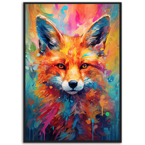 Colorful Fox | Poster - Papanee