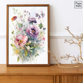 Pastel Blooms - Poster