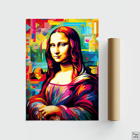 Pop Art Mona Lisa - Papanee