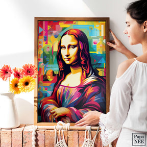 Pop Art Mona Lisa - Poster