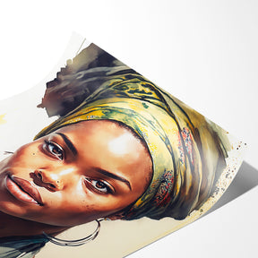 Portrait of Imani | Poster - Papanee