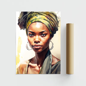 Portrait of Imani | Poster - Papanee