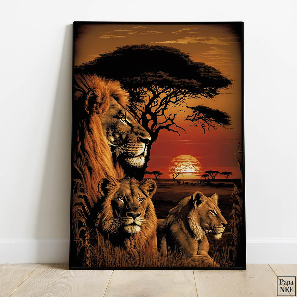 Savannah Lions - Poster