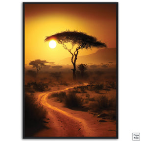 Savannah Sunrise - Poster