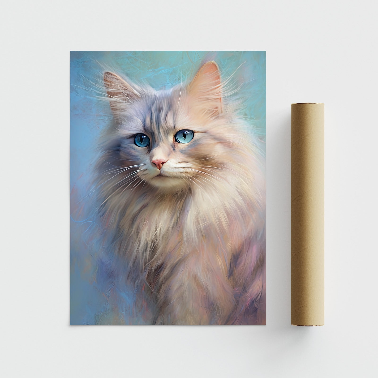 Serene Cat | Poster - Papanee