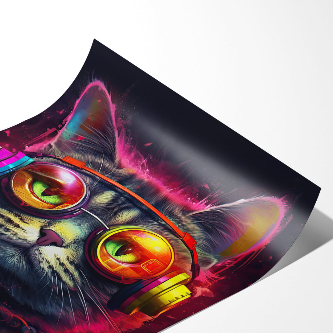Dubstep Cat | Poster - Papanee