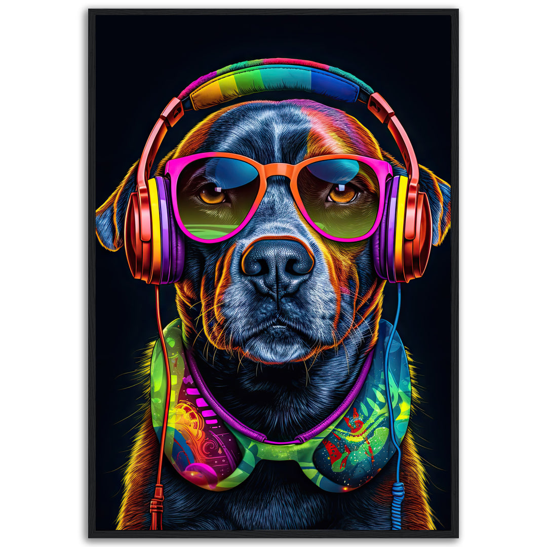 Dubstep Dog | Poster - Papanee