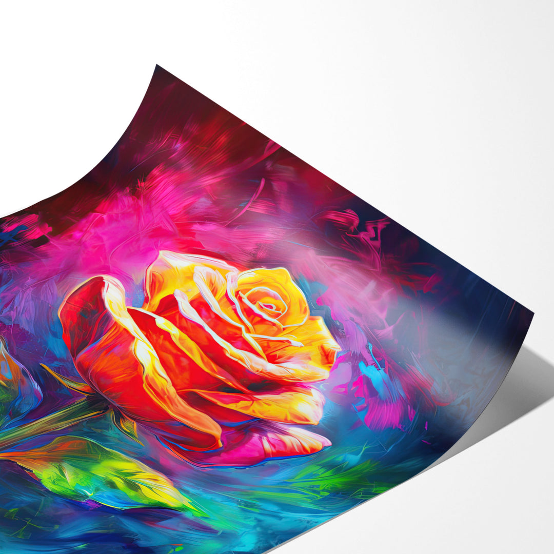 Vibrant Rose | Poster - Papanee