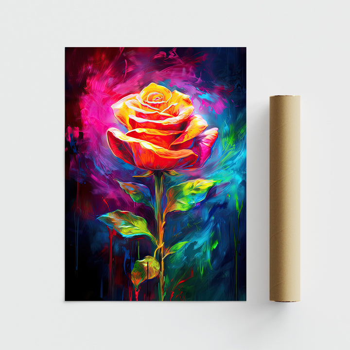 Vibrant Rose | Poster - Papanee